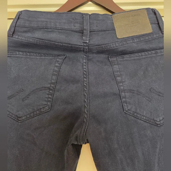 Jack & Jones Dark Blue Slim Glenn Jeans - Picture 4 of 6